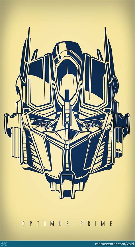 Optimus Prime Face Logo