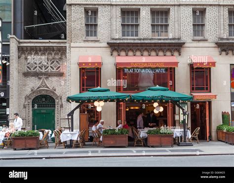 Trattoria Dell' Arte Restaurant in New York,USA Stock Photo - Alamy