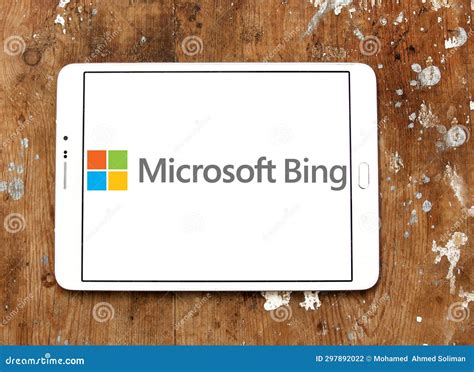 Microsoft Bing ai logo editorial photography. Image of chat - 297892022