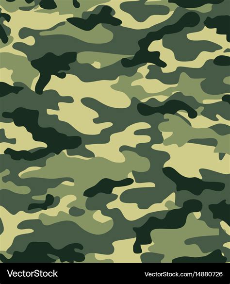 Camouflage background for design and prints Vector Image