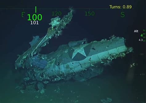 The wreckage of the USS Hornet, CV-8, has been found! Image Credits: Paul Allen, R/V petrel ...