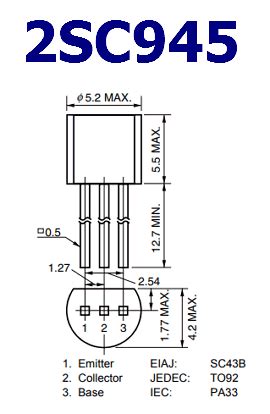 2SC945 Datasheet PDF - NPN Silicon Transistor