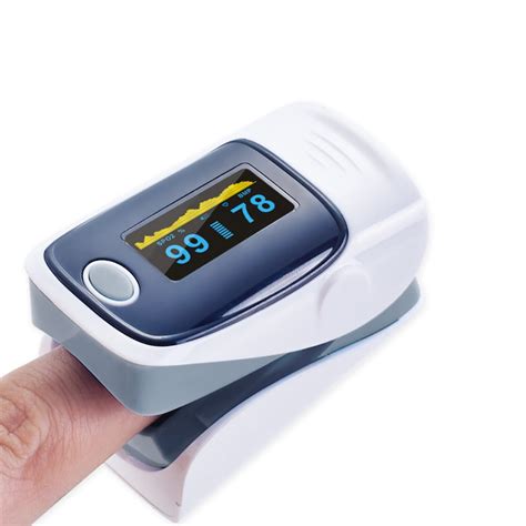 Fingertip Pulse Oximeter And Blood Oxygen Saturation Monitor With LED Display - Walmart.com ...