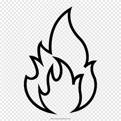 Flame Fire Clipart Black And White - Flame silhouette fire shape, black ...