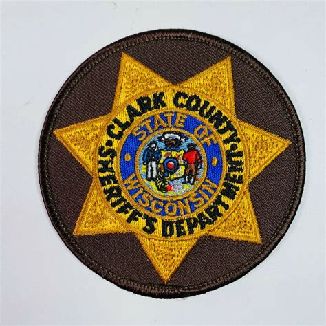 Clark County Sheriff Wisconsin Patch | eBay | Patches, County sheriffs, Clark county