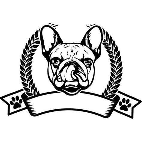 French Bulldog Logo