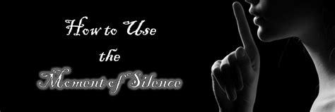 How to Use the Moment of Silence - Amethyst Recovery Center