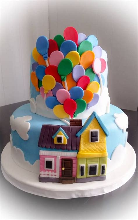 Up Cake - Disney / Pixar by allthatfrost.com | Disney birthday cakes, Disney up cake, New ...