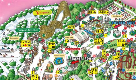 Everland South Korea Map