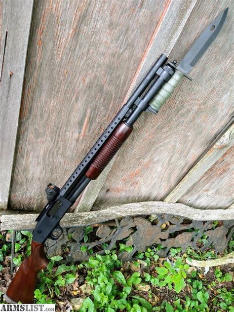 ARMSLIST - For Sale: Mossberg 590 Retrograde/ Holosun 508t/Ontario M9 bayonet