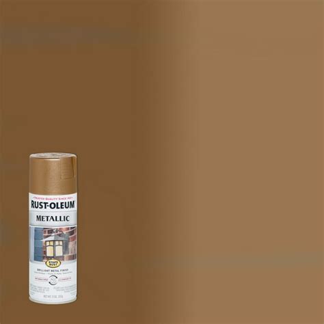 Rust-Oleum Metallic Spray Paint 11 oz. antique brass - Walmart.com