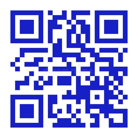 QR Code With Blue Background
