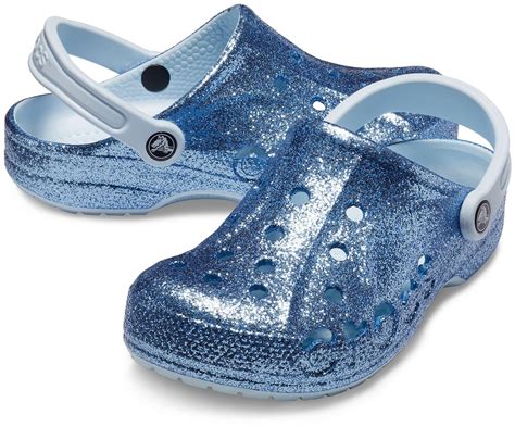 Crocs™ Mineral Blue Baya Glitter Clog | Lyst