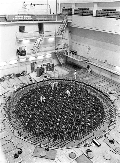 Vintage Work Crew Photos by Jon - Inserting the control rod into Reactor 4 at Chernobyl.Ful ...