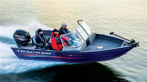 TRACKER Boats: 2016 Pro Guide V-16 WT Deep V Aluminum Fishing Boat - YouTube