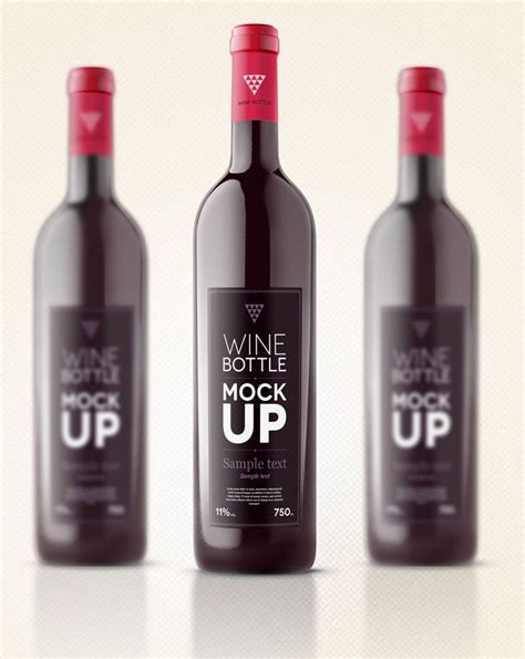 Free Psd Wine Bottle Mockup Template | Mockup Center | Bottle mockup, Wine bottle, Wine bottle ...