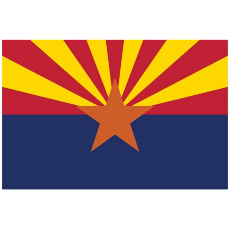 Arizona Az State Flag Sticker