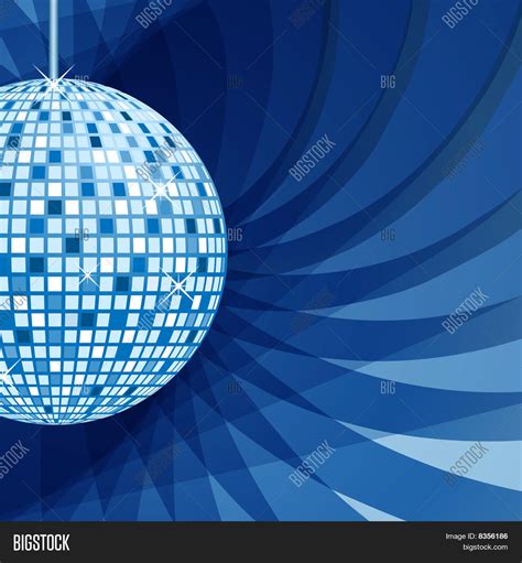 Disco Ball Blue On Vector & Photo (Free Trial) | Bigstock