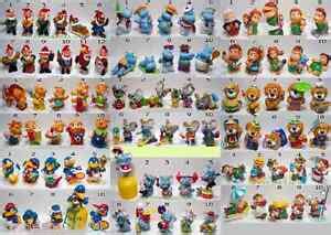 Complete collectible figures toys set from Kinder Surprise eggs vintage ...