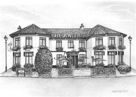 Building/House Drawings by Angela of Pencil Sketch Portraits