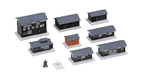 Kato 23-233 Wooden Station Buildings Set at TopSlots n Trains