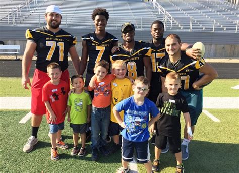 West Liberty Football Players give back to community with Punt, Pass ...