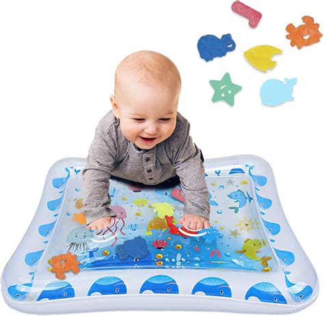 Airlab Tummy Time Baby Water Play Mat Inflatable Sensory Toy Mat for ...