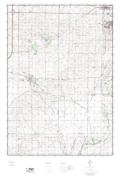 MyTopo Paw Paw, Illinois USGS Quad Topo Map