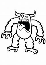 Monster Coloring Pages Printable sketch template