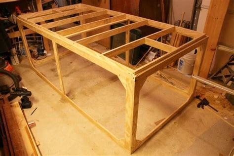 Benchwork for the 4x8 Building our layout on top of a piece of plywood ...