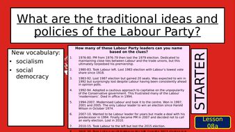 Edexcel A Level UK Politics Lessons 28-31 (The Labour Party) | Teaching ...