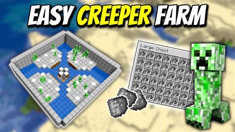 Creeper Farm - Minecraft 1.17+ Tutorial (Java Edition) - Creeper.gg