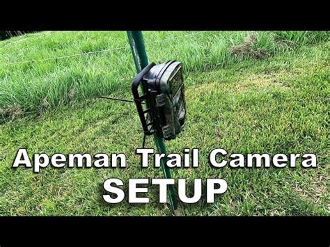 Setting Up the Amazon Apeman H45 Video Trail Camera - YouTube