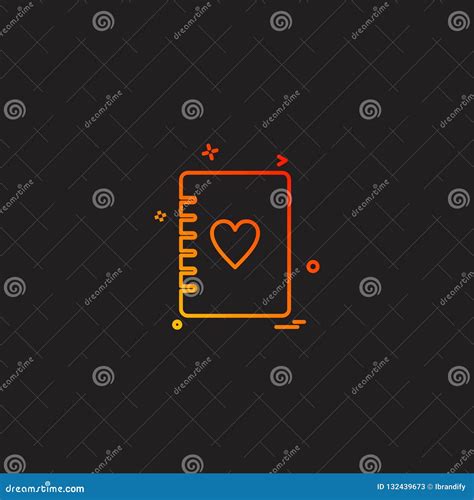 Diary icon design vector stock vector. Illustration of organizer ...