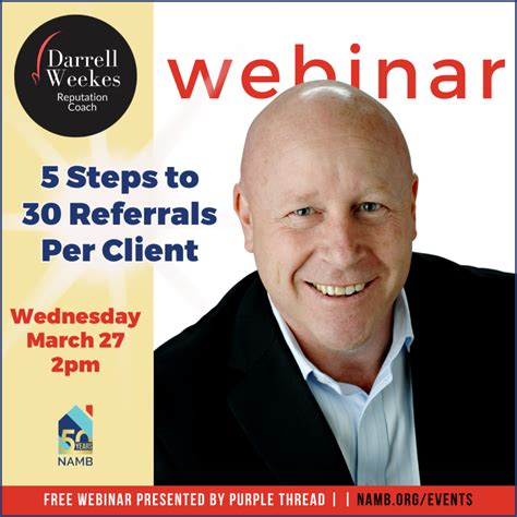 Webinar – 5 Steps to 30 Referrals Per Client by Purple Thread Marketing ...