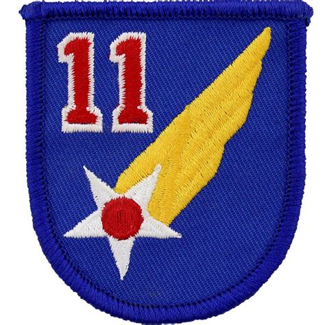 WWII Army Air Corps 11th Air Force Class A Patch | Army patches, Us army patches, Military patch