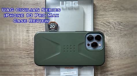 UAG Civilian Series - iPhone 13 Pro Max Case Review - YouTube