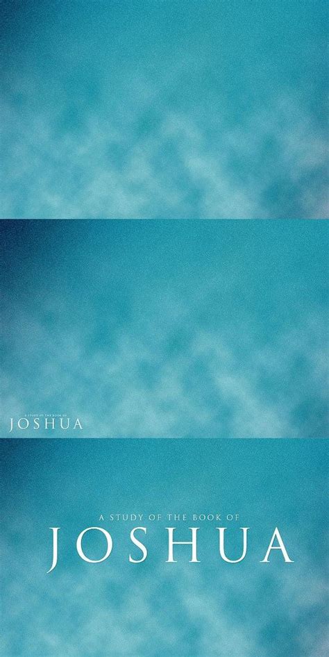 the cover of joshua's book, joshua