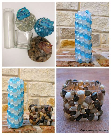 DIY Stone Candle Holders Tutorial - DIY Home Tutorials