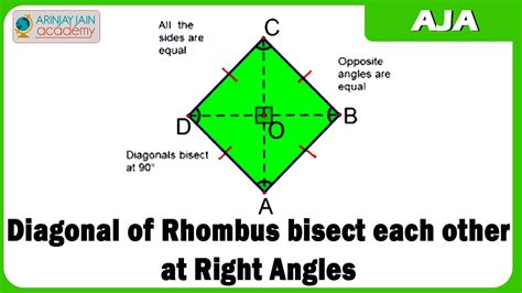 Rhombus Diagonals