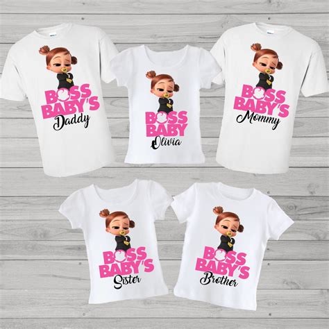 Boss Baby Tina Family Birthday Shirts – Twistin Twirlin Tutus