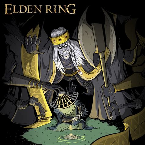 Elden Ring fan art - Godrick and the samurai by Priem85 on DeviantArt