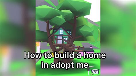 HOW TO BUILD A TREEHOUSE IN ADOPT ME - YouTube