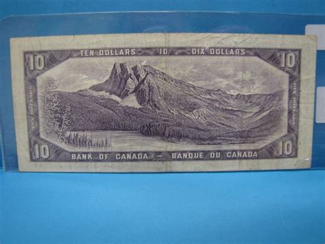 1954 Canadian 10 Dollar bill