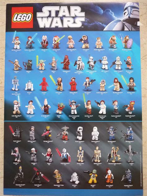 Lego Star Wars Minifigures Promotion Poster NEW 2011 | eBay