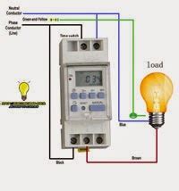 Electrical diagrams: Time switch