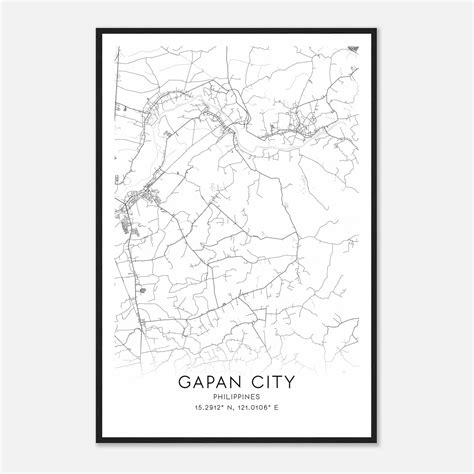 Gapan City - Custom Maps & Posters