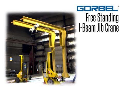 Gorbel I-Beam Jib Cranes: Freestanding, Wall Mounted, Bracket & Mast Type