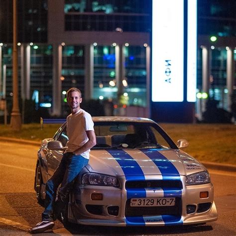 Nissan Skyline Gtr R34 Paul Walker Wallpaper With Car - bahabbild