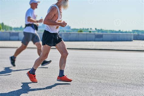 Running old man. 21741686 Stock Photo at Vecteezy